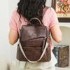 PU Backpack Women's Large Capacity Tassel Backpack Lightweight Multi-function Shoulder Bag