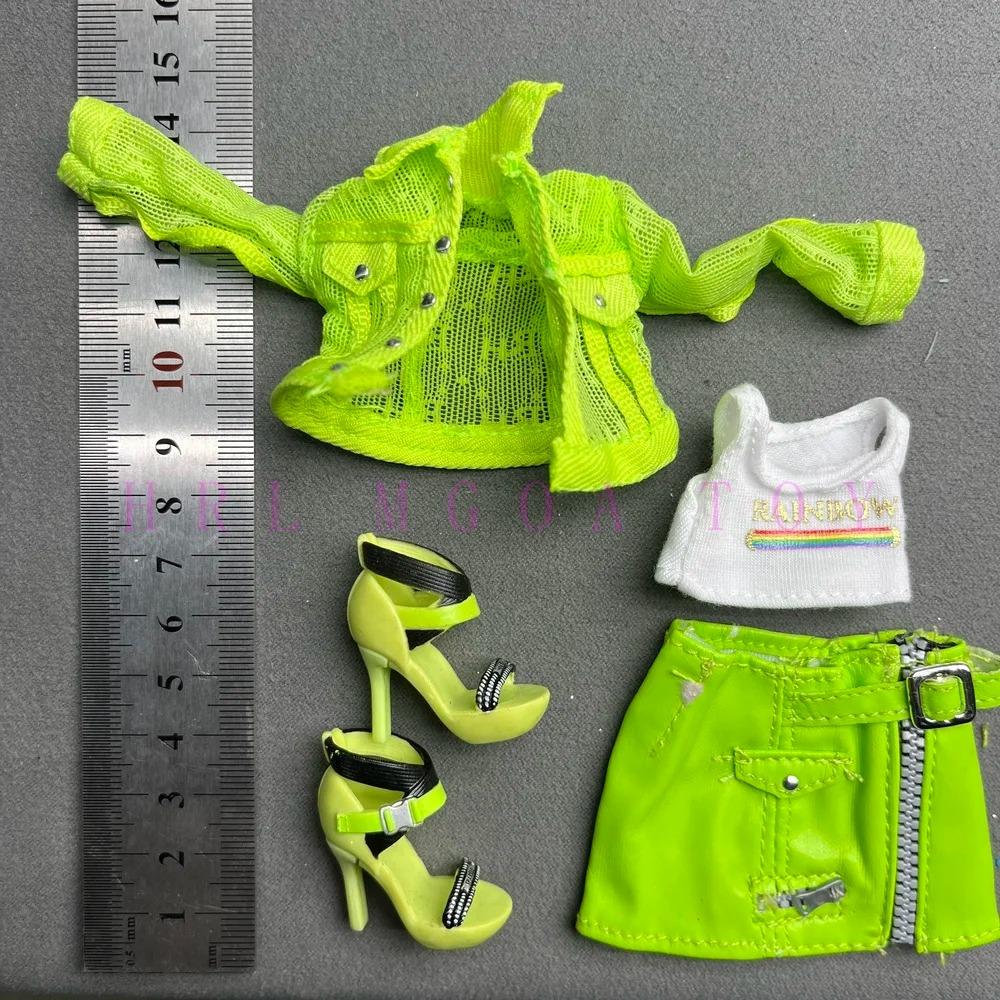 Original Multi Style Rainbow Middle School 28cm Doll Clothes and Shoes Set Fashion Dressing Girls' Holiday Gift Toys