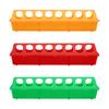 30cm Chick Bird Feeder Trough  Pigeon Feeding Ground  Pheasant Feeding Bucket Chick Plastic Flip-Top Chicken Farming Tool