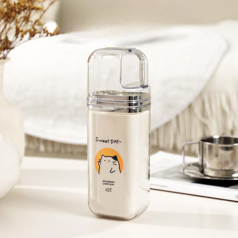 

Cartoon Cute Toothbrush Cup Portable Toothbrush Tooth Cylinder Home Wash Set Three-in-One Simple Travel Mouthwash Cup