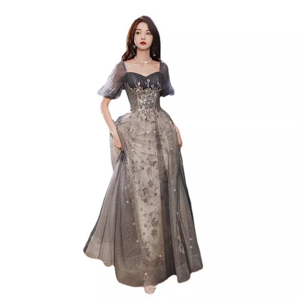 Banquet Evening Dress Dress Female 1011 New Elegant Fairy 18th Birthday Bar Mitzvah Host Chorus Dress