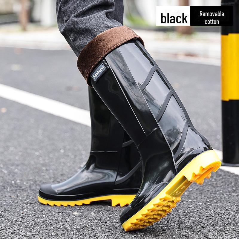 Wasserdichte, rutschfeste und warme Herrenstiefel für den Arbeitsschutz und Autowaschanlagen