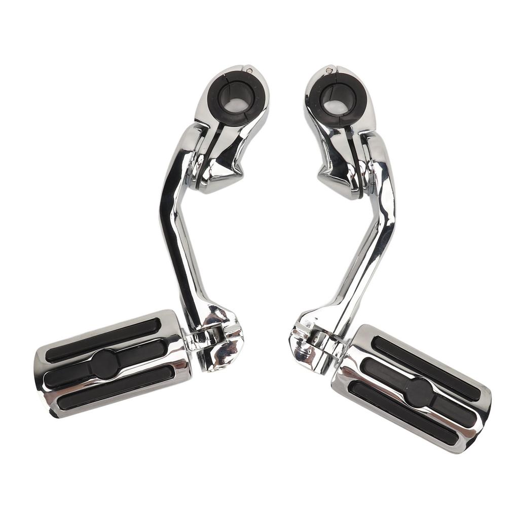 2Pcs Motorcycle Highway Foot Peg Chrome Adjustable Durable Comfortable Highway Foot Peg Pedal for Davidson