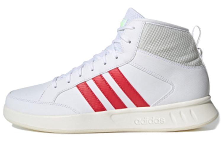 

Adidas Court80s Mid High Top Casual Skate Shoes Unisex White Red Gray EG8440 44