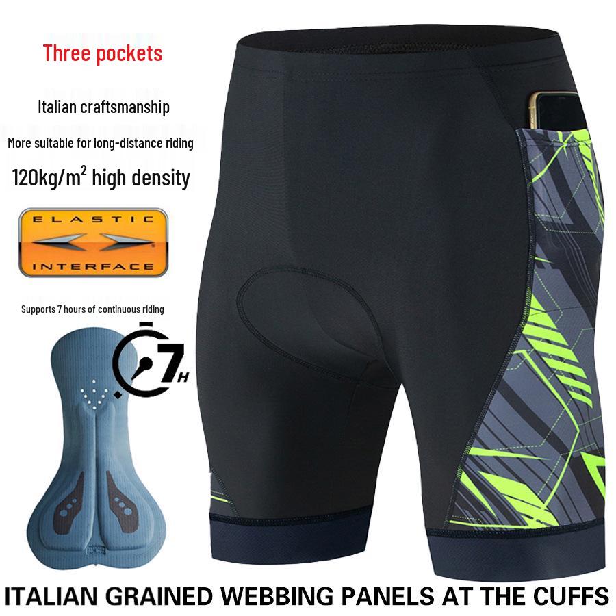 

Non-Slip Cycling Bib Shorts with Three Pockets for Mountain and Road Biking - Summer Edition Extra Large (XL)