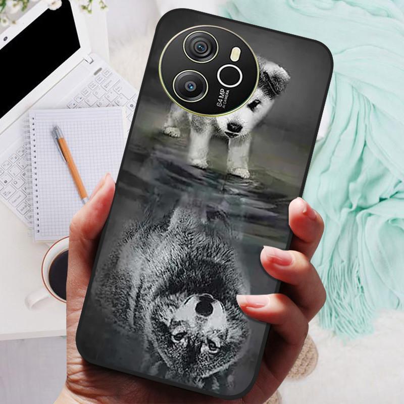 For Blackview SHARK 8 Case Black Cover Lion Wolf Silicone Soft Back Cases For Blackview SHARK 8 Phone Case SHARK8 Protective