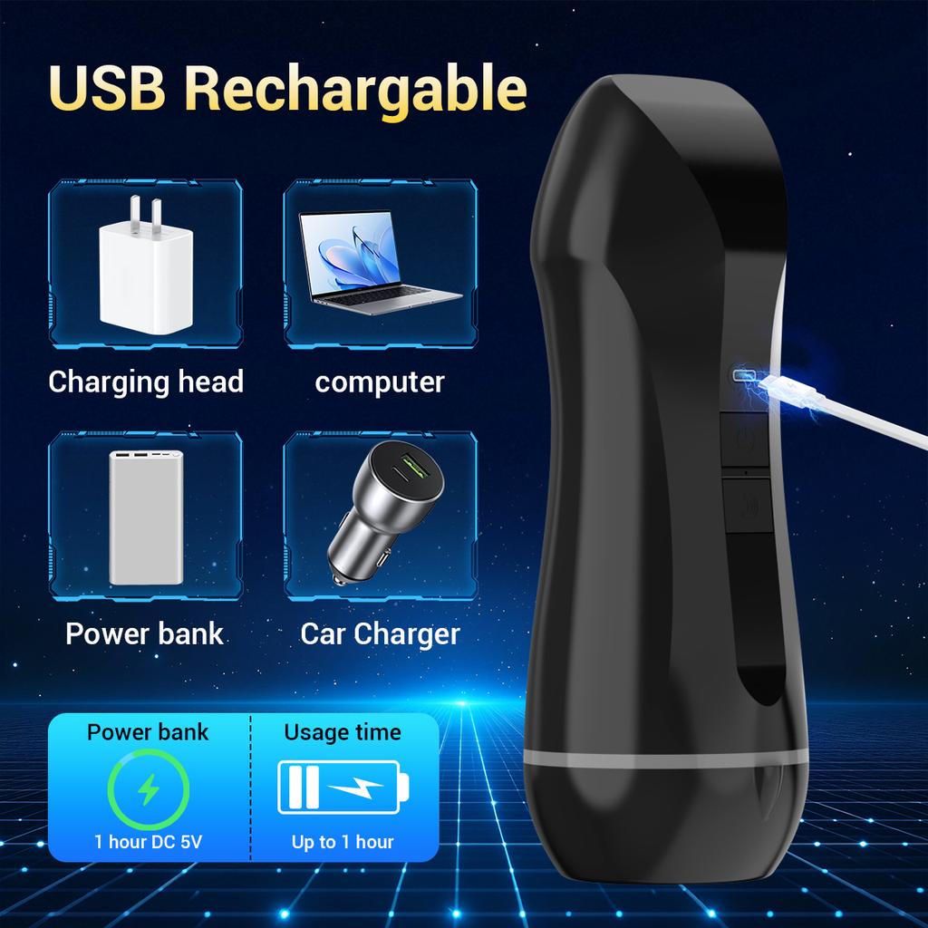 Automatic Male Masturbator Cup Realistic Female Vagina Pocket Pussy Strong Vibrating Bullet Penis Oral Adults Sex Toys For Men