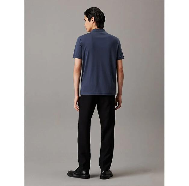 Calvin Klein Smooth Cotton Slim поло с короткими рукавами