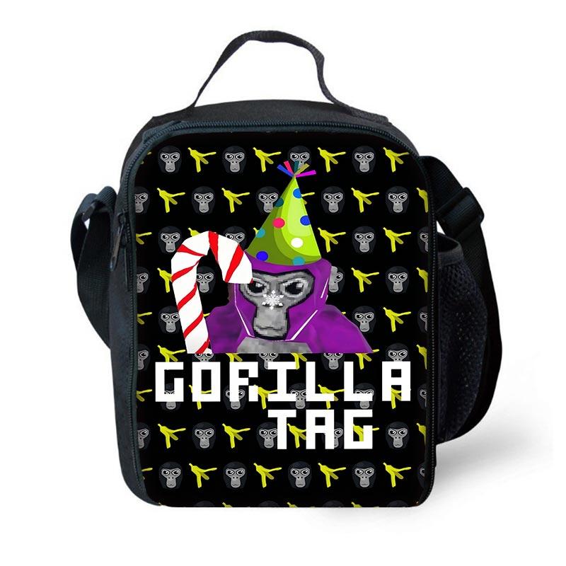 Cartoon Nieuwigheid Cool Gorilla tag Kinder Schoolrugzak met Lunchtassen ,Etui's ,Schooltassen voor Jongens Meisjes Beste Cadeau