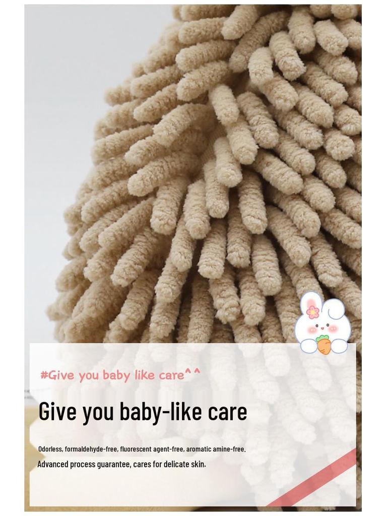 Chenille Cartoon Bunny Hand Towel Puppet - Creative Rabbit Plush Toy