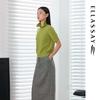 ELLASSAY Elegant Collared Cashmere Pullover