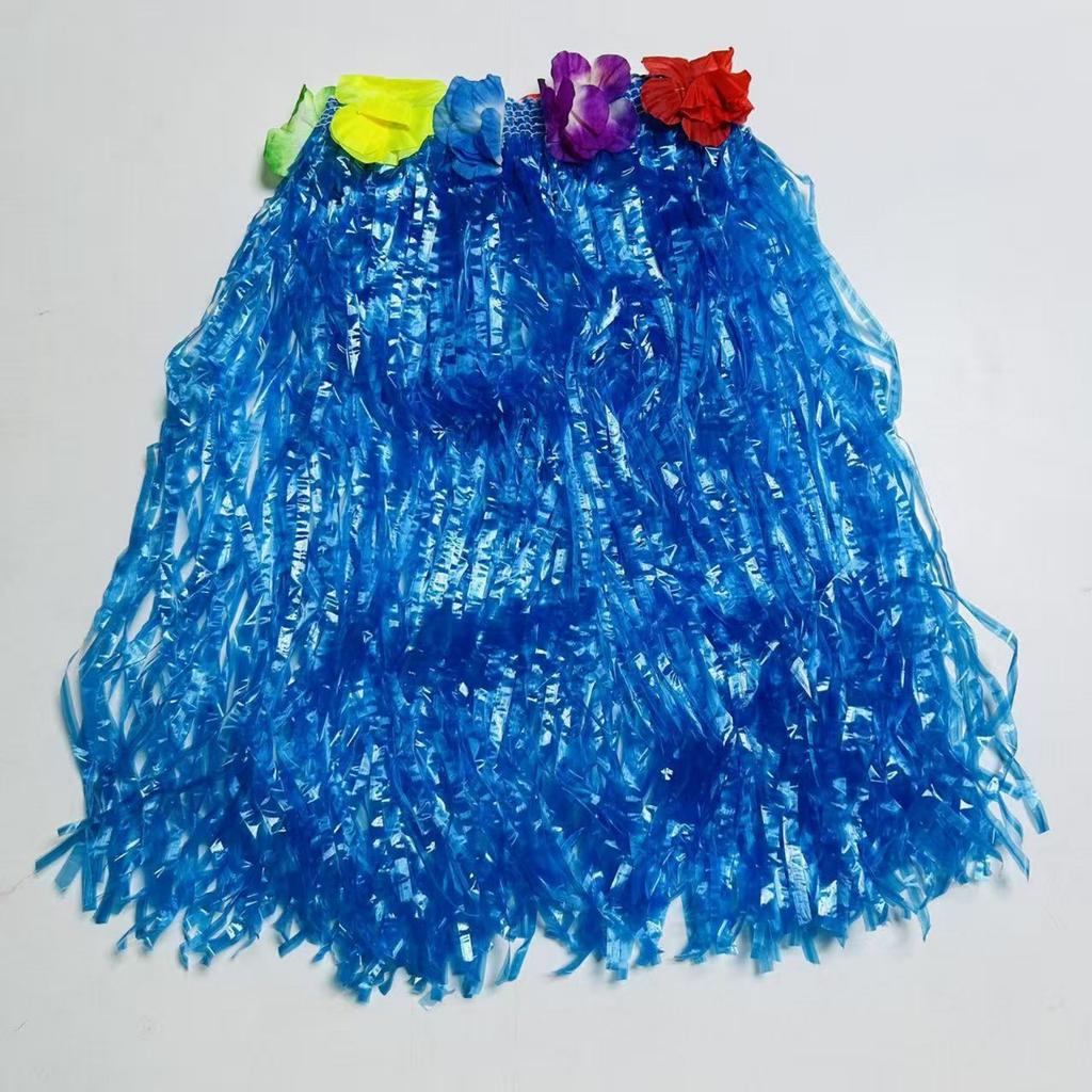Carnival Ball Dance Performance Costume Grass Skirt Set, Children's Grass Skirt
