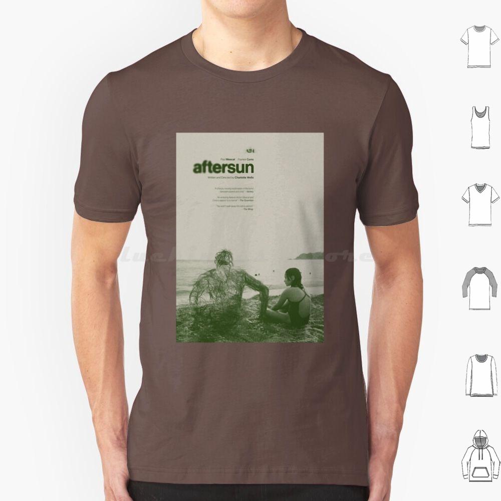Aftersun (  ) Alternate Movie T Shirt 6xl Cotton Cool Tee Movie Moonlight Film A24 Movies Cinema Barry Jenk Films S