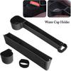 Car Seat Gap Filler, Multifunctional Seat Side Gap Filler with Cup Holder & Organizer, Gap Stopper Universal Fit Car SUV Truck Fill The Gap Between
