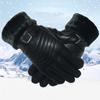 Winter Padded And Thickened Cold Warm Outdoor Riding Driving Non-slip Touch Screen Cotton Gloves