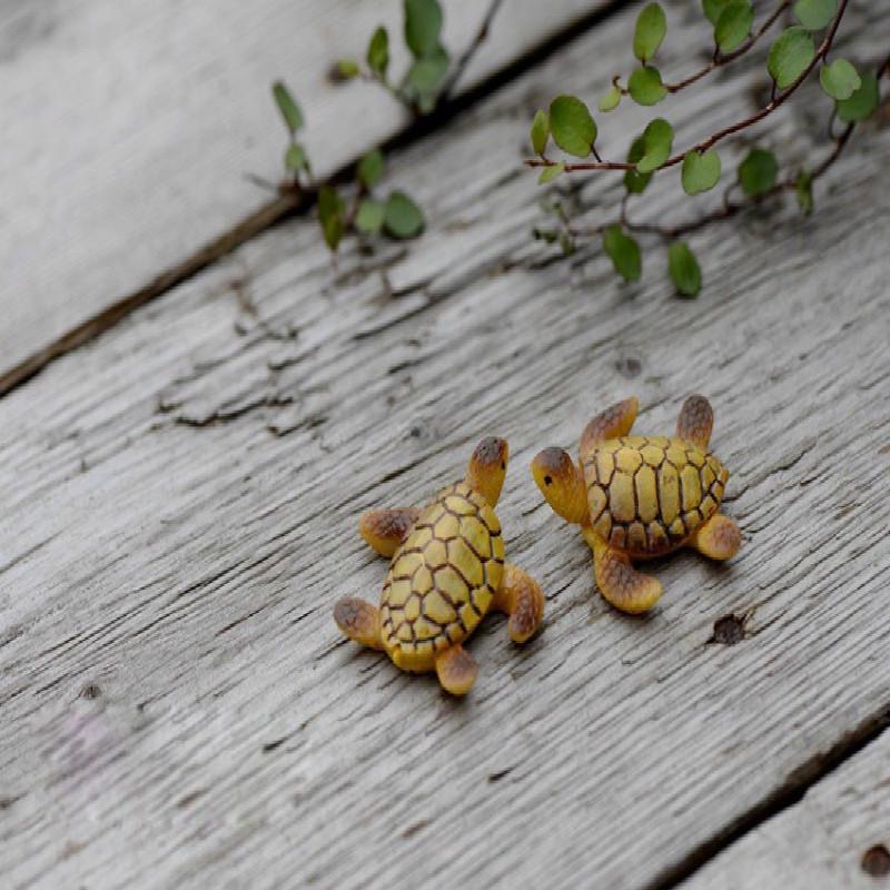 Sea Turtles Miniature Fairy Garden Home Houses Decoration Mini Craft Micro Landscaping Decor DIY