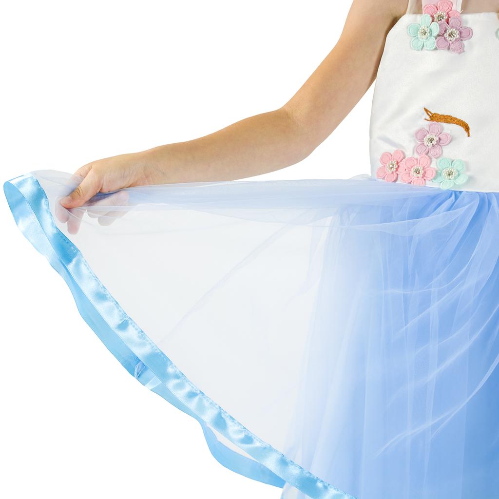 Unicorn costume for a carnival ball, Pegasus girl's carnival costume. Unicorn costume for a girl, size 120.