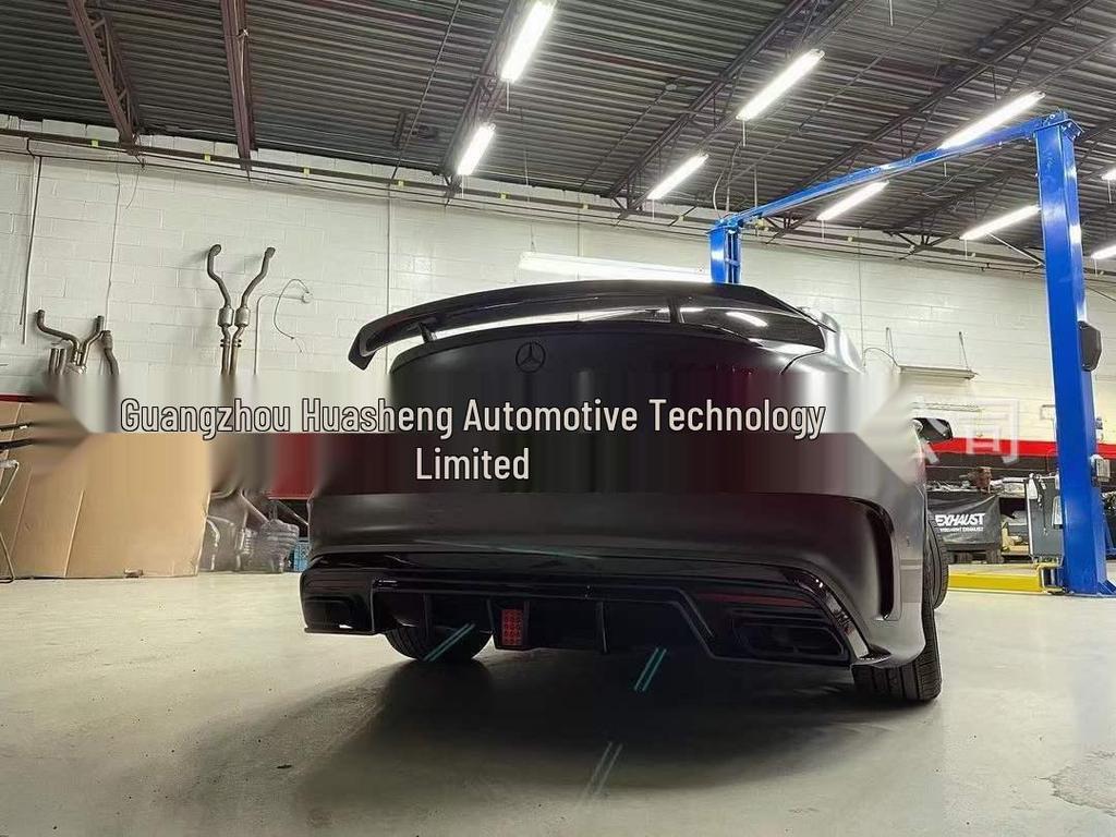 Carbon Fiber Rear Spoiler Lip for 2014-2019 Mercedes-Benz CLA W117 PK Style