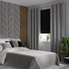 VELVI Decorative bedspread - classic gray, quilted elegance - 220x240cm