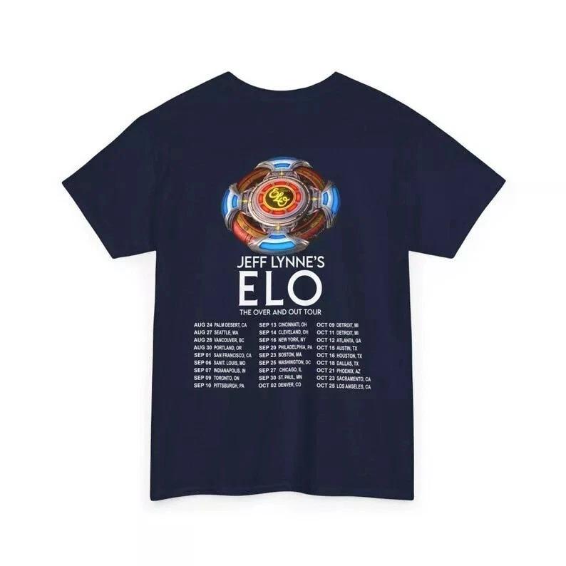Jeff Lynne s ELO The Over and Out Tour Concert Shirt, Tour 2024 Shirt S-5XL M