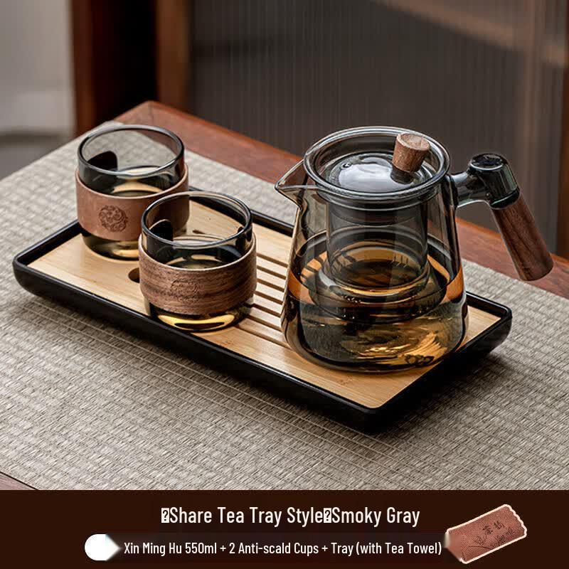 Personal Heat-Resistant Glass Teapot