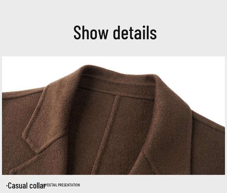Vielseitige Wolljacke im koreanischen Stil für Herren - Herbst/Winter 2025