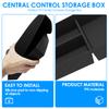 Lower Center Console Organizer Compatible for 2025 2025 2025 Car Non Slip Car Lower Center Console Storage Box Tray TPE Black