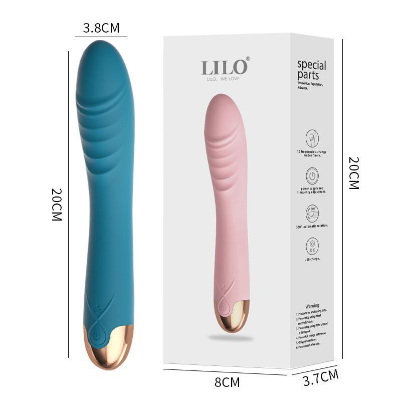 Lai Le Judy Multi-frequency Rotating & Vibrating AV Stick for Women - Adult Intimate Product.