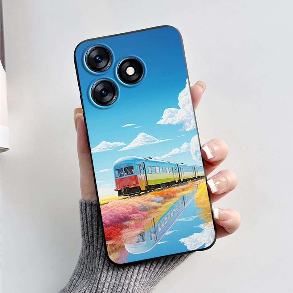 For Tecno Spark 10 Pro Case 2023 Fashion Marble Silicone Black Soft Covers For Tecno Spark 10C Spark10 Pro KI7 KI5q KI5k Bumper