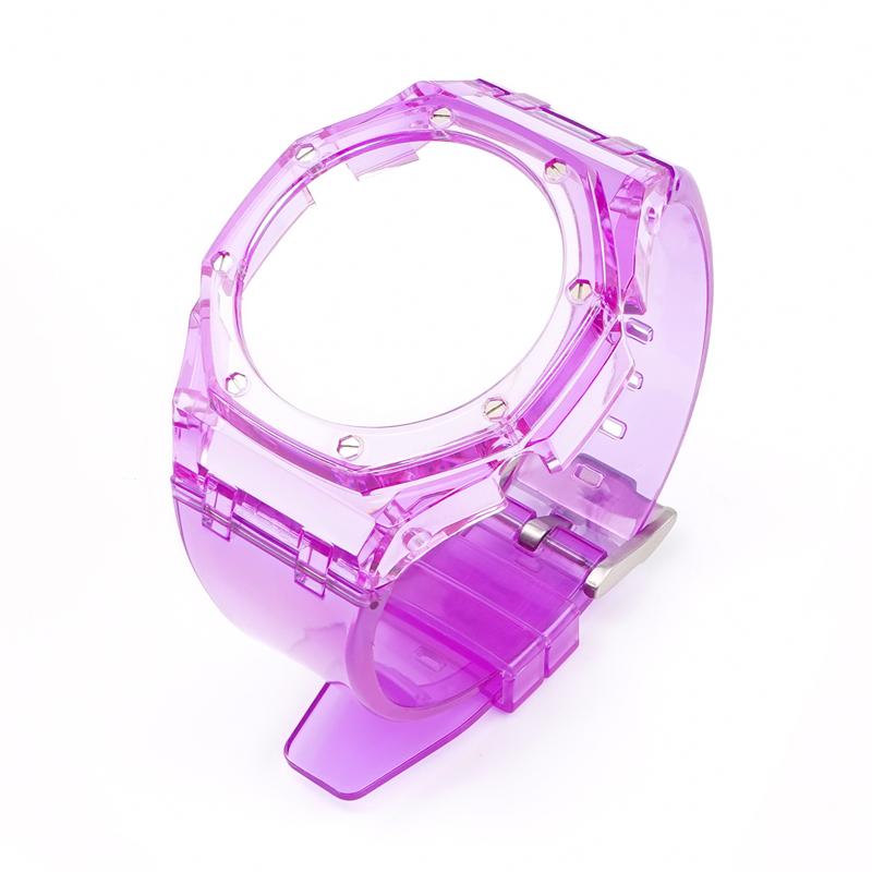 Modification Kit For Casio G-SHOCK GA-2100 GA-2110 GA-B2100 Fluororubber Strap GA2100 Men Bezel Watch Band Bracelet