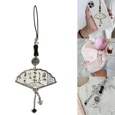 Stilvolle Handy-Umhängekette, unverwechselbares Handy-Zubehör, Anhänger-Accessoires, Rucksack-Autoschlüsselanhänger für Mädchen