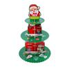 Halloween 3-Tier Dessert Stand Home Decoration Christmas Pumpkin Cupcake Stands Adjustable DIY Cake Rack Tray Thanksgiving