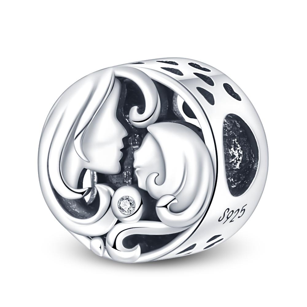 Nuevos Abalorios de la Serie de Dibujos Animados Espacio Océano para Pulsera Original Abalorio Collar Joyería de Cobre para Mujer