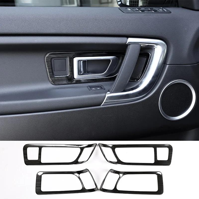 Stainless Steel Black Brushed Central Control Interior Decorative Sticker For Land Rover Discovery Sport 2015-19 Car Accessories
