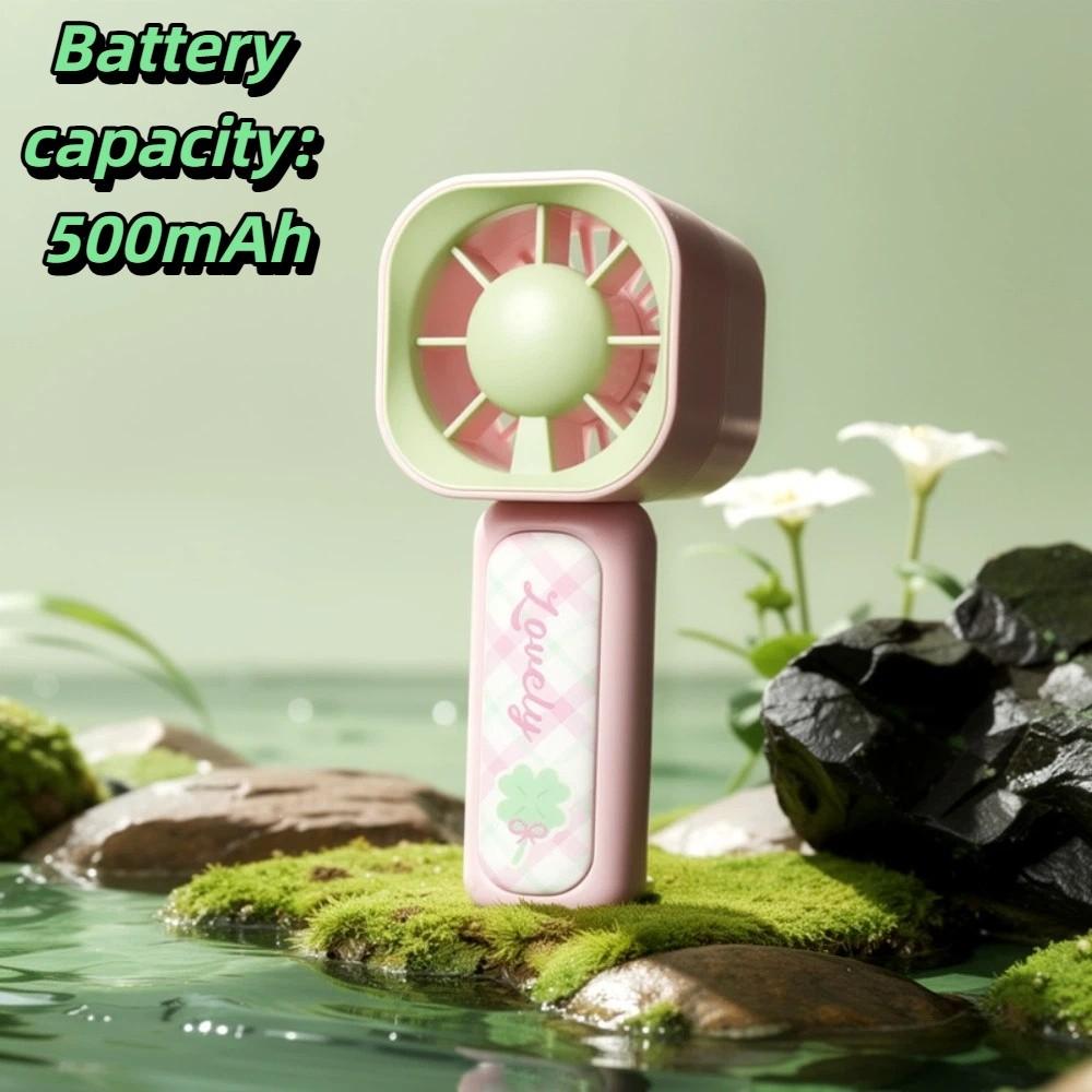 Strong Airflow High Speed Fan Quiet Operation Portable Fan Portable Handheld Mini Fan Student Use