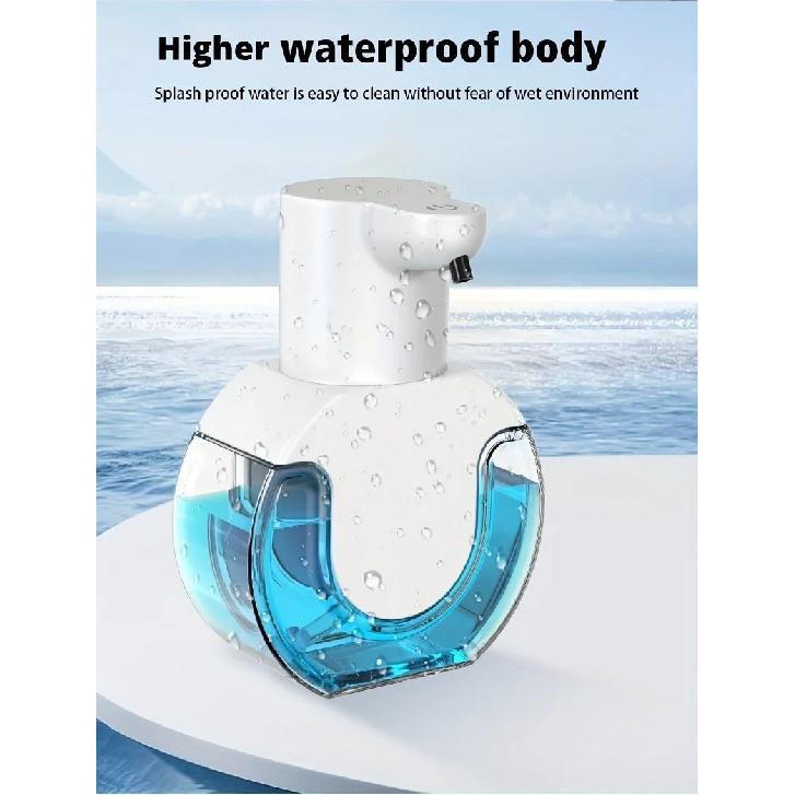 Automatic Foaming Soap Dispenser Rechargeable Touchless Hand Soap Dispenser Waterproof Wall Mounted Soap Pump for Bathroom