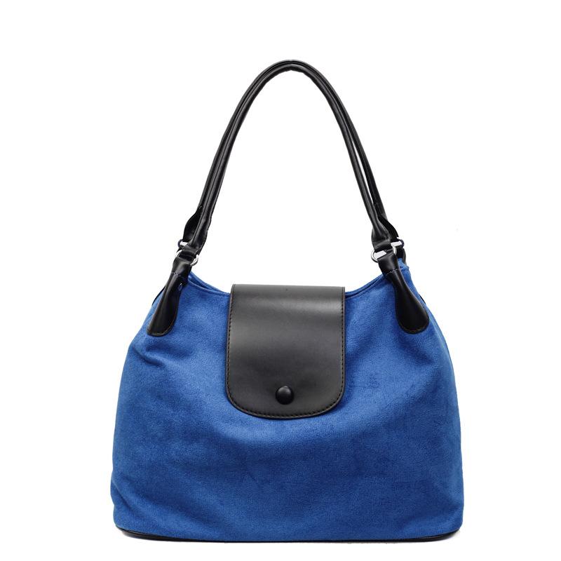 Casual commuter shoulder bag 2025 fashion trendy women's autumn and winter new suede large-capacity versatile temperament tote bag