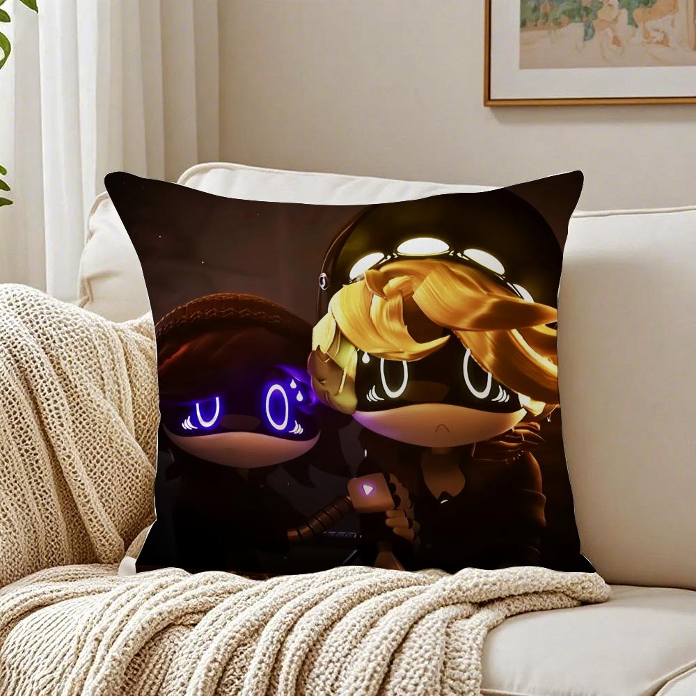 Cyberpunk Action Anime MMurder DDrones Cushion Cover Pillowcase Antidustmite living Room Sofa Decor Cushion Room