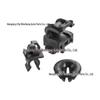 Honda Accord Hood Rod Support Clips 90601-S84-A01, 90602-S84-A01