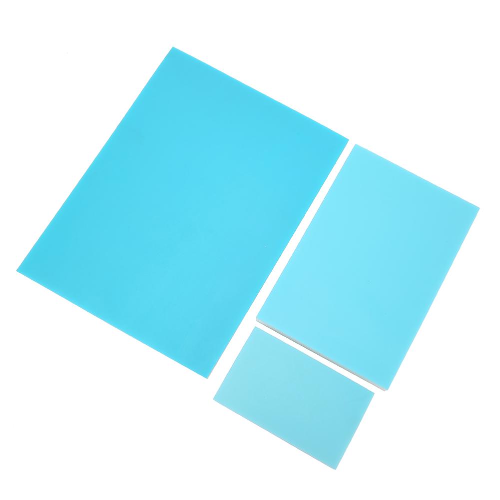 

Трехслойный резиновый блок для штамповки, гравировки, резьбы, блок из ПВХ-резины, синий, белый, синий