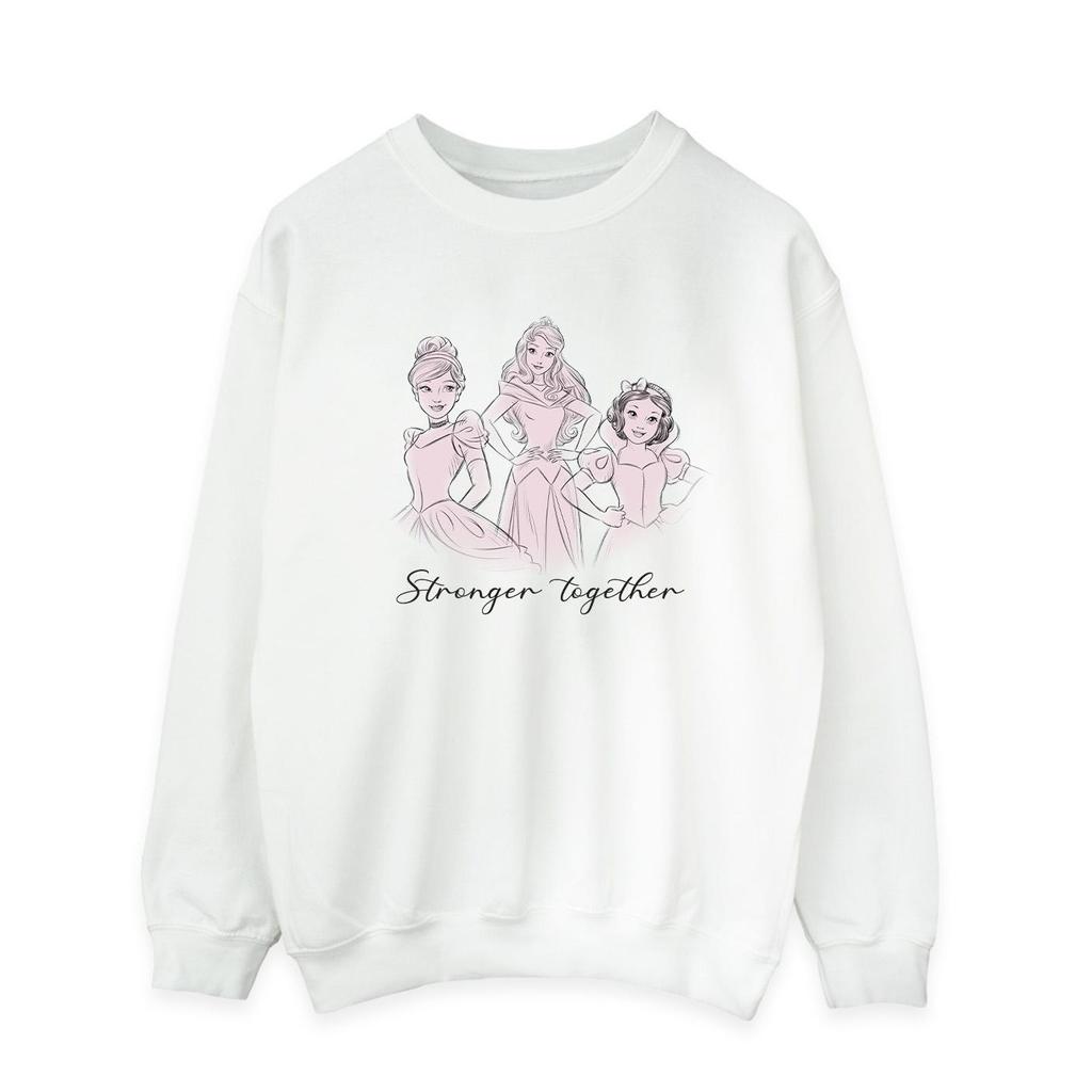 Disney Mens Princesses Stronger Together Sweatshirt