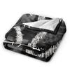 The Weeknd XO Album Flannel Blanket  Super Warm Throw Blanket for Home Decor Camping Pattern Bedspread Sofa Bed Cover