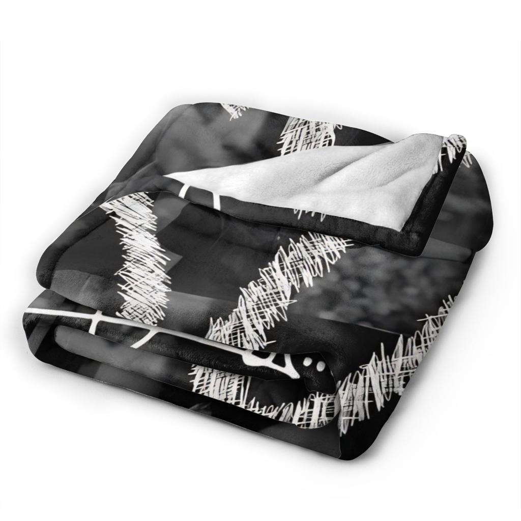 The Weeknd XO Album Flannel Blanket  Super Warm Throw Blanket for Home Decor Camping Pattern Bedspread Sofa Bed Cover