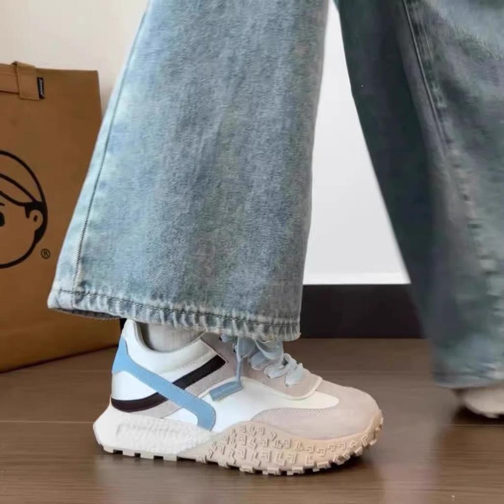 Small Man Invisible Inner Height Increase 7CM German Training Shoes 2025 Spring Casual Versatile Forrest Gump Sports Shoes Height Increase Women'