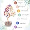 Seven Chakra Crystal Tree,Chakra Tree Of Life for Positive Energy,Fengshui Healing for Home Decor,Lucky Gemstones,Crystal Gifts Money Decoration