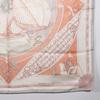 Hermes Carree90 Scarf VOYAGE Au LONG COURS Ocean Voyage White Silk Women Used