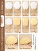 Thiened Blank Xuan Paper Calliaphy Fan DIY Material Kit Hand-Painted Cultural Creative Fan round ape Bamboo Frame