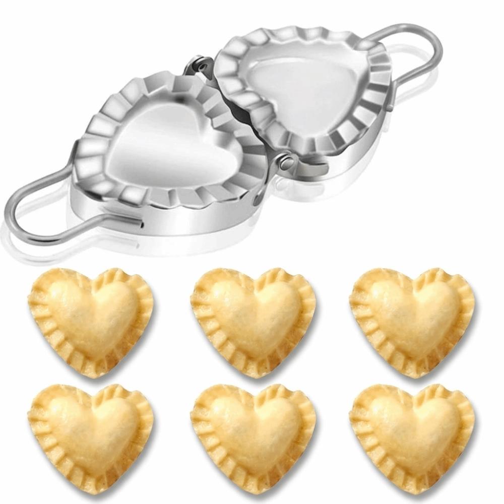 Stainless Steel Dumpling Press Mold Crimped Edge Dumpling Making Tools Homemade Cooking