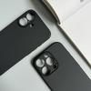 Black Silicone Matte Phone Case For iphone 17 Air 16 15 14 13 12 11 Pro Max mini 15 14 Plus 16E 17E Back Cover TPU Soft Case