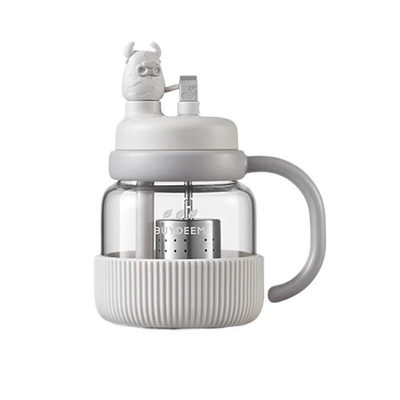 Buydeem 600ml Glass Tea Tumbler